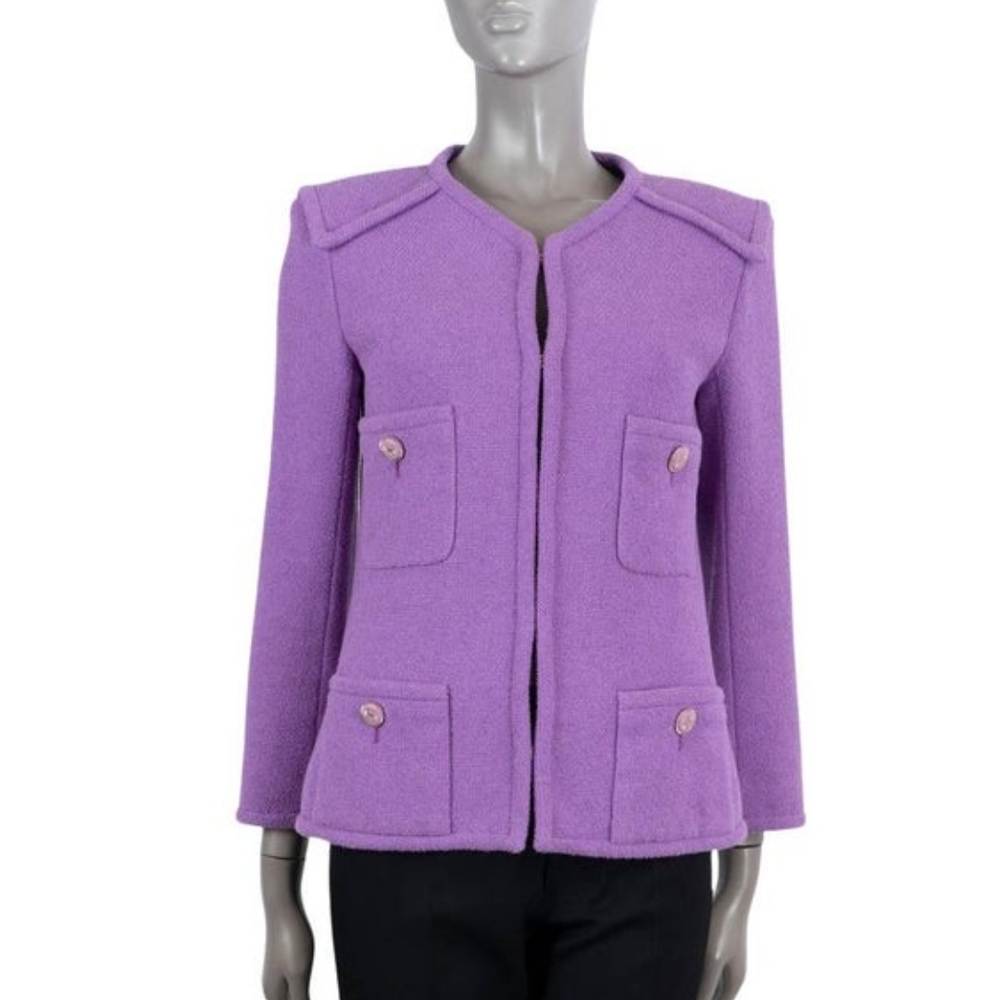 Brand NEW chanel Boucle Tweed Jacket 20B - Picture 2 of 13